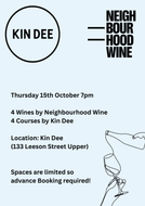 Wine and Food pairing @ Kin Dee
